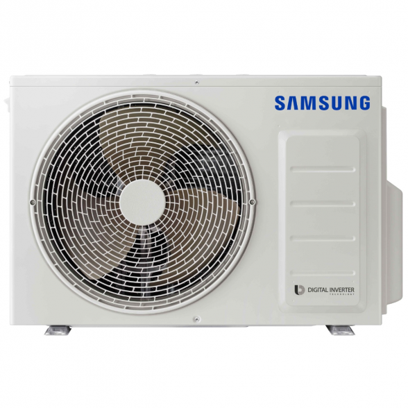 SAMSUNG BEVĖJĖS MINI 4-KRYPTĖS 2.6/3.4KW KASETĖS KOMPLEKTAS; KOMPLEKTUOJAMAS SU APDAILA IR DISTANCINIU PULTELIU. 4