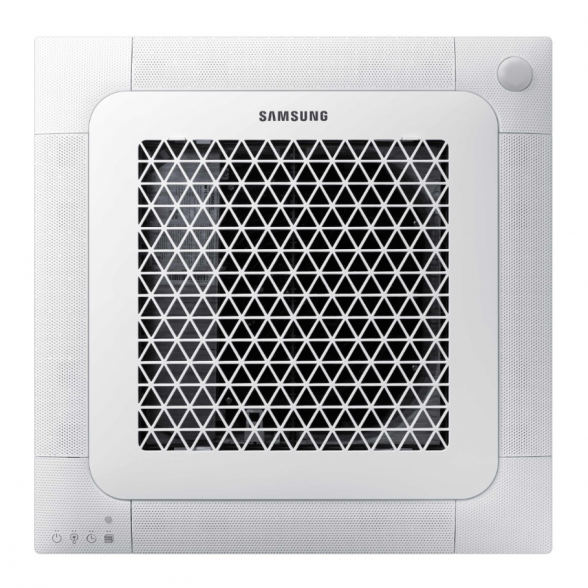 SAMSUNG BEVĖJĖS MINI 4-KRYPTĖS 5.0/5.5KW KASETĖS KOMPLEKTAS; KOMPLEKTUOJAMAS SU APDAILA IR DISTANCINIU PULTELIU. 2