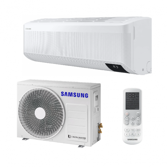 SAMSUNG DELUXE KOMERCINĖS KLASĖS BEVĖJIS SIENINIS 5.0/6.0KW ORO KONDICIONIERIAUS KOMPLEKTAS