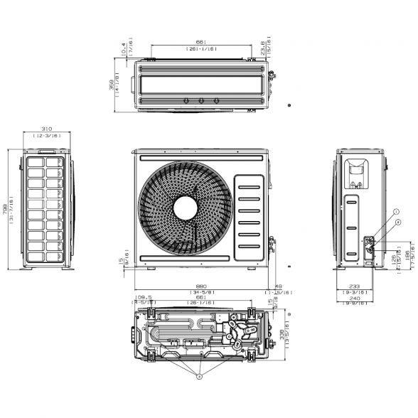 SAMSUNG 360 KASETINIO TIPO 7.1/8.0KW ORO KONDICIONIERIAUS KOMPLEKTAS; KOMPLEKTUOJAMAS SU PASIRENKAMA APDAILA IR DISTANCINIU PULTELIU. 8