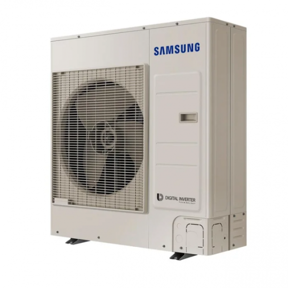 SAMSUNG BEVĖJĖS 4-KRYPTĖS 10.0/11.2KW KASETĖS KOMPLEKTAS (VIENFAZIS ĮRENGINYS); KOMPLEKTUOJAMAS SU APDAILA IR DISTANCINIU PULTELIU. 4