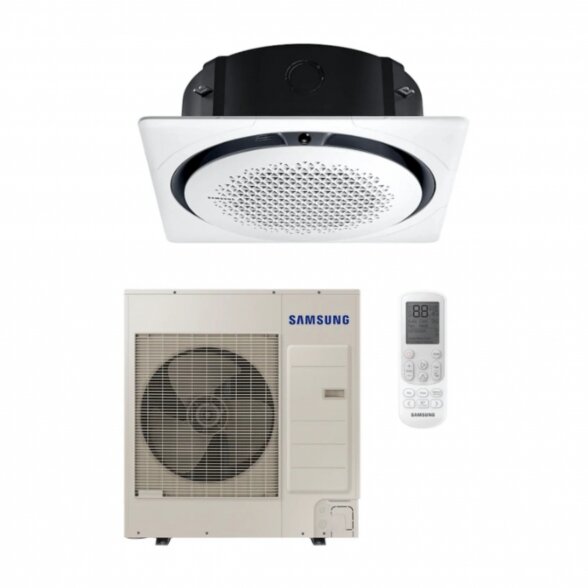 SAMSUNG NORDIC 360 KASETINIO TIPO 12.1/13.2KW ORO KONDICIONIERIAUS KOMPLEKTAS (TRIFAZIS ĮRENGINYS); KOMPLEKTUOJAMAS SU PASIRENKAMA APDAILA IR DISTANCINIU PULTELIU.