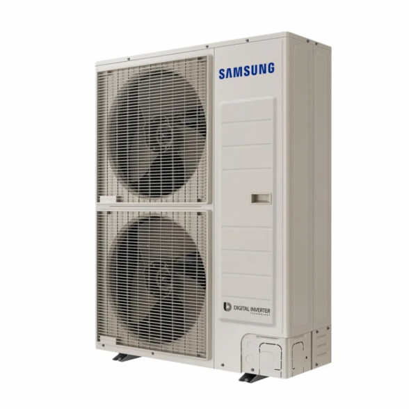 SAMSUNG BEVĖJĖS 4-KRYPTĖS 13.4/15.5KW KASETĖS KOMPLEKTAS (TRIFAZIS ĮRENGINYS); KOMPLEKTUOJAMAS SU APDAILA IR DISTANCINIU PULTELIU. 1