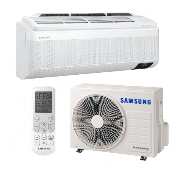 SAMSUNG SIENINIS BEVĖJIS PURE 1.0 2.5/3.2KW ORO KONDICIONIERIAUS KOMPLEKTAS