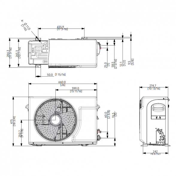 SAMSUNG SIENINIS CEBU-GEO 2.5/3.2KW ORO KONDICIONIERIAUS KOMPLEKTAS 6