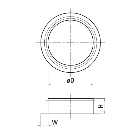 Atšaka plokš. DN100 valcuota su tarp. 1