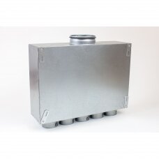 Basic-125-5x75 kolektorinė dėžė su izoliacija, 500x350x140mm