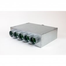 Basic-125-5x75 kolektorinė dėžė su izoliacija, 500x350x140mm