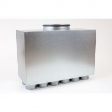 Basic-200-12x75 kolektorinė dėžė su akustine izoliacija, 600x350x230mm