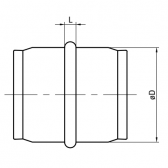 Mova DN100 su tarpine