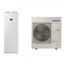 SAMSUNG oras-vanduo 9.0/8.7kW SPLIT komplektas su R32 freonu (su 200l tūriniu šildytuvu) ir nuotoliniu laidiniu valdikliu AE200RNWSEG/EU-AE090CXEDEG/EU-MWR-WW10N