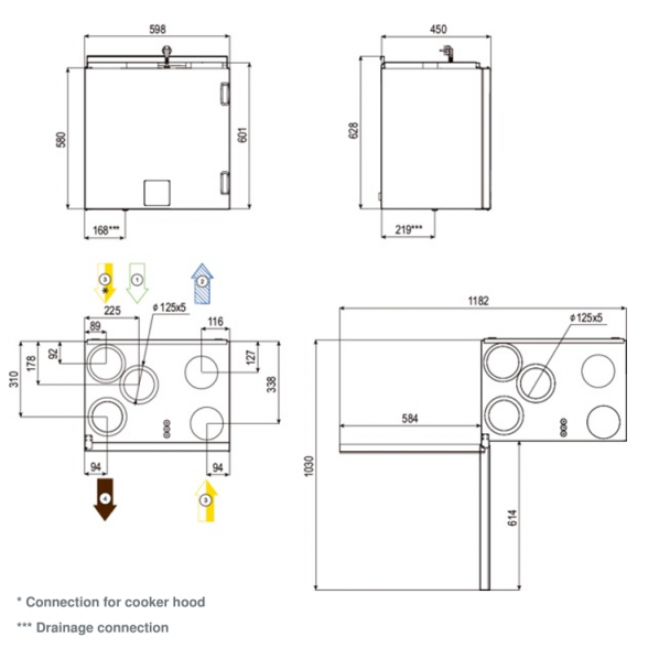 Systemair SAVE VTR 275/B R rotacinis sieninis rekuperatorius (Dešinysis) 1