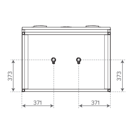 Vallox 245 MVE R entalpinis vertikalus rekuperatorius (Dešinysis) 3