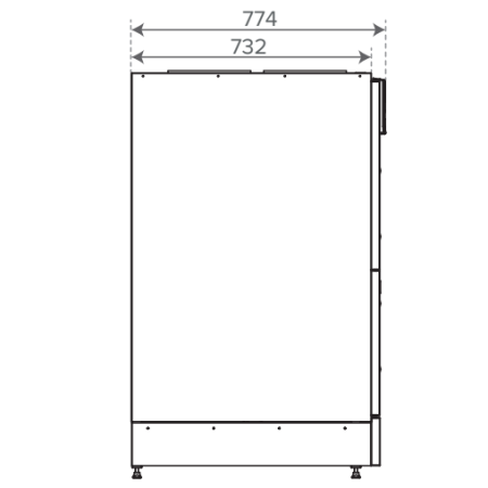 Vallox 245 MVE R entalpinis vertikalus rekuperatorius (Dešinysis) 5