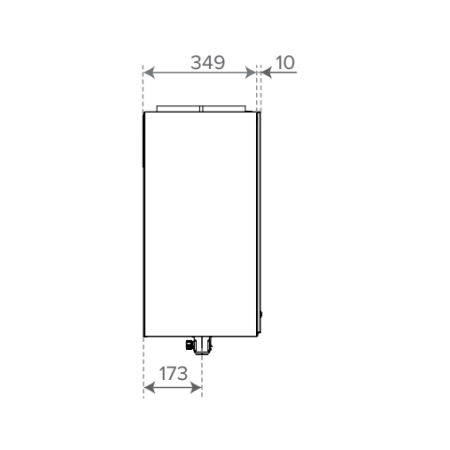 Vallox 51 MVE R entalpinis vertikalus rekuperatorius (Dešinysis) 6