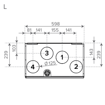 Vallox 51 MVE R entalpinis vertikalus rekuperatorius (Dešinysis) 4