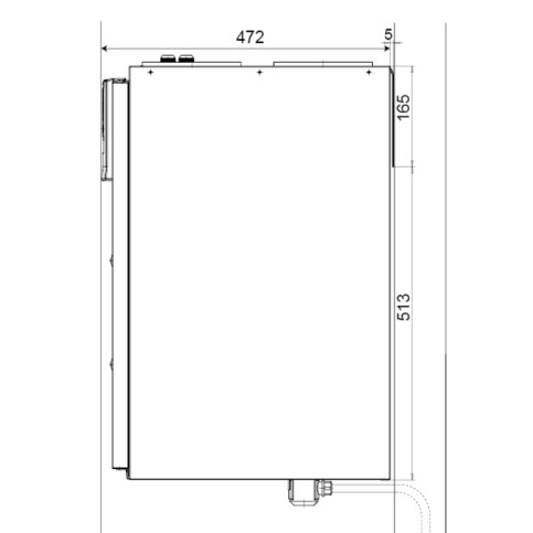 Vallox 110 MV L plokštelinis aliuminio šilumokaitis (Kairysis) 4