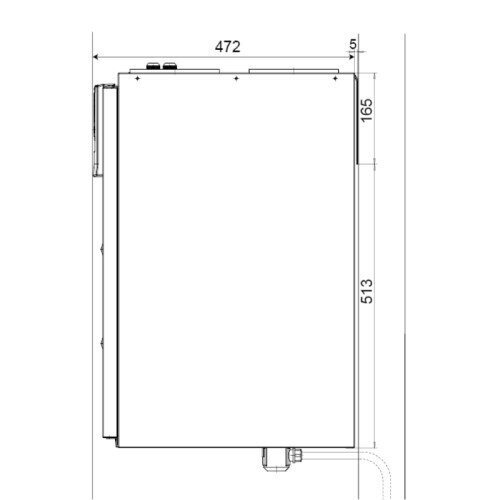 Vallox 110 MVE L entalpinis vertikalus rekuperatorius (Kairysis) 3