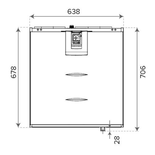 Vallox 110 MVE L entalpinis vertikalus rekuperatorius (Kairysis) 2