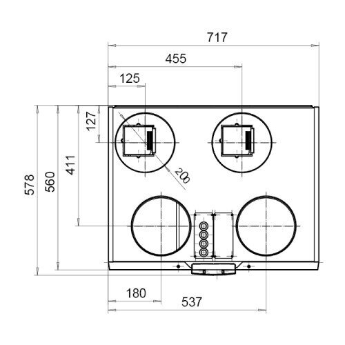 Vallox 145 MVE R entalpinis vertikalus rekuperatorius (Dešinysis) 3